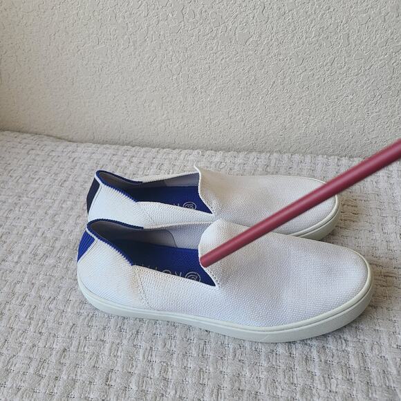 Rothy's The Original Slip On Sneakers Casual White Women's Size 7.5 - Picture 5 of 14